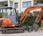 Hitachi EX 35-2 Bagger mit Gummiketten Fahrbereit 